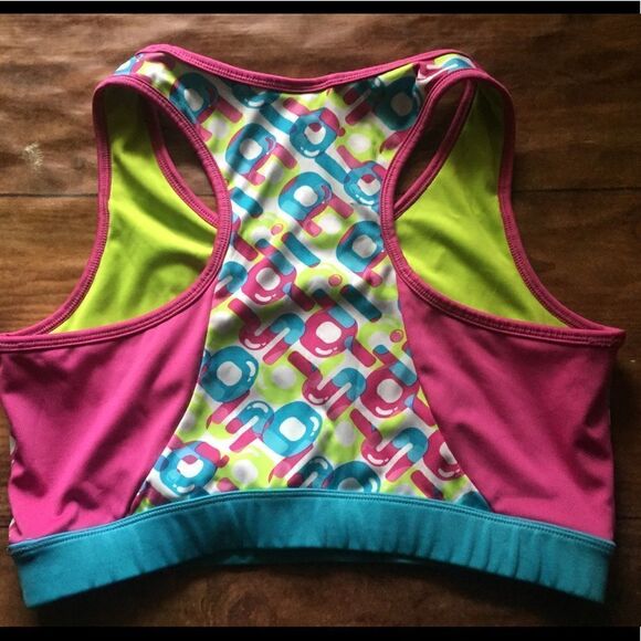 Adidas TechFit Multicolor Sports Bra - Picture 2 of 3
